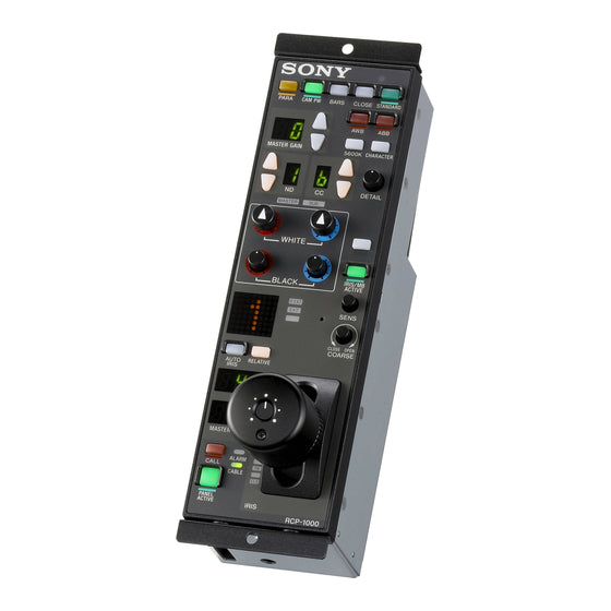Control remoto RCP-1000/RCP-1001