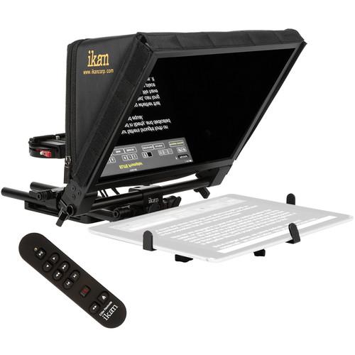 Teleprompter universal para tableta grande ikan Elite Pro con control remoto