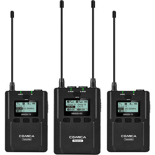 Microfono Omni inalámbrico Lavalier Comica Audio