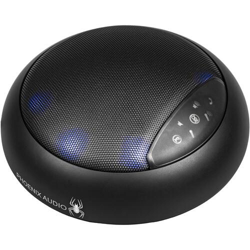 Micrófono Phoenix Audio Technologies Smart Spider USB - Altavoz para conferencias (negro)