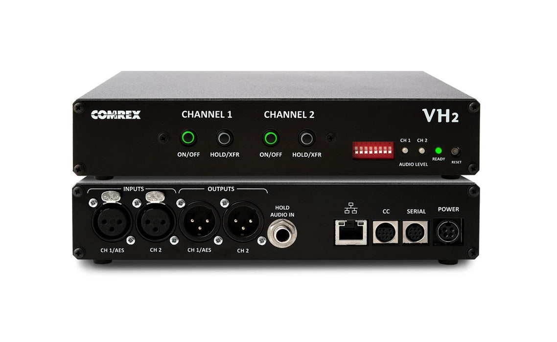 Comrex VH2. Dual line VoIP studio telephone interface