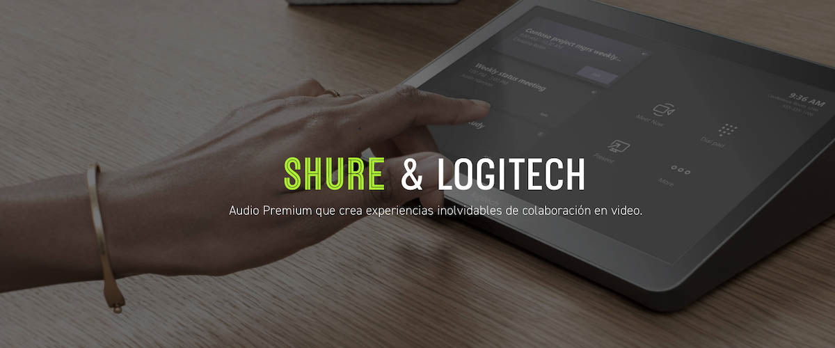Shure y Logitech se unen en audio para videoconferencias