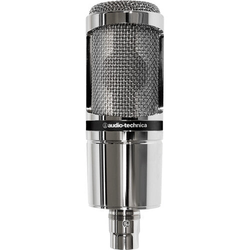 Micrófono de condensador cardioide Audio-Technica AT2020 (edición limitada plateada)