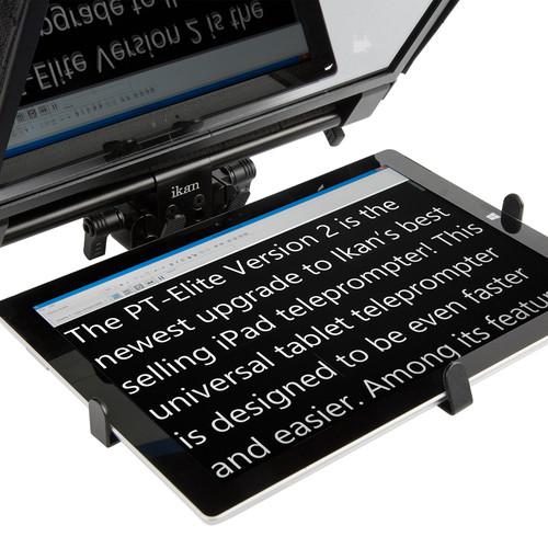 Teleprompter universal para tableta grande ikan Elite Pro con control remoto