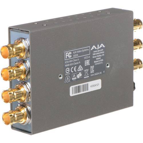 Distribuidor y Amplificador AJA 3GDA 3G-SDI 1x6 Reclocking