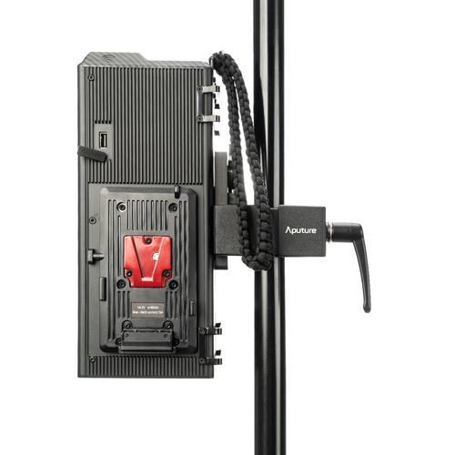 Kit de luz LED Aputure Light Storm LS300X con placa de batería de montaje en V