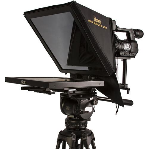 Sistema de entrevistas ikan P2P con teleprompters de 2 x 15 "