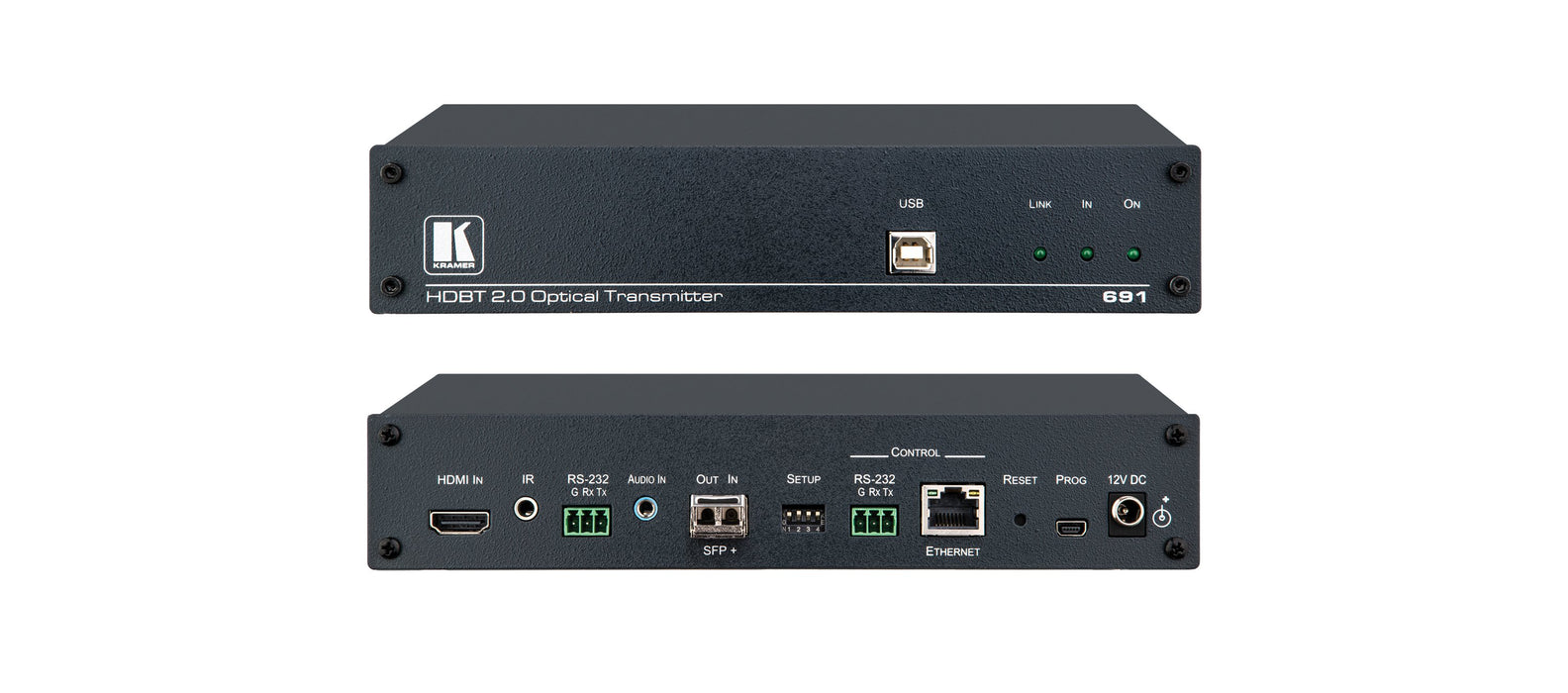 Transmisor de fibra óptica 4K60 4: 2: 0 HDMI