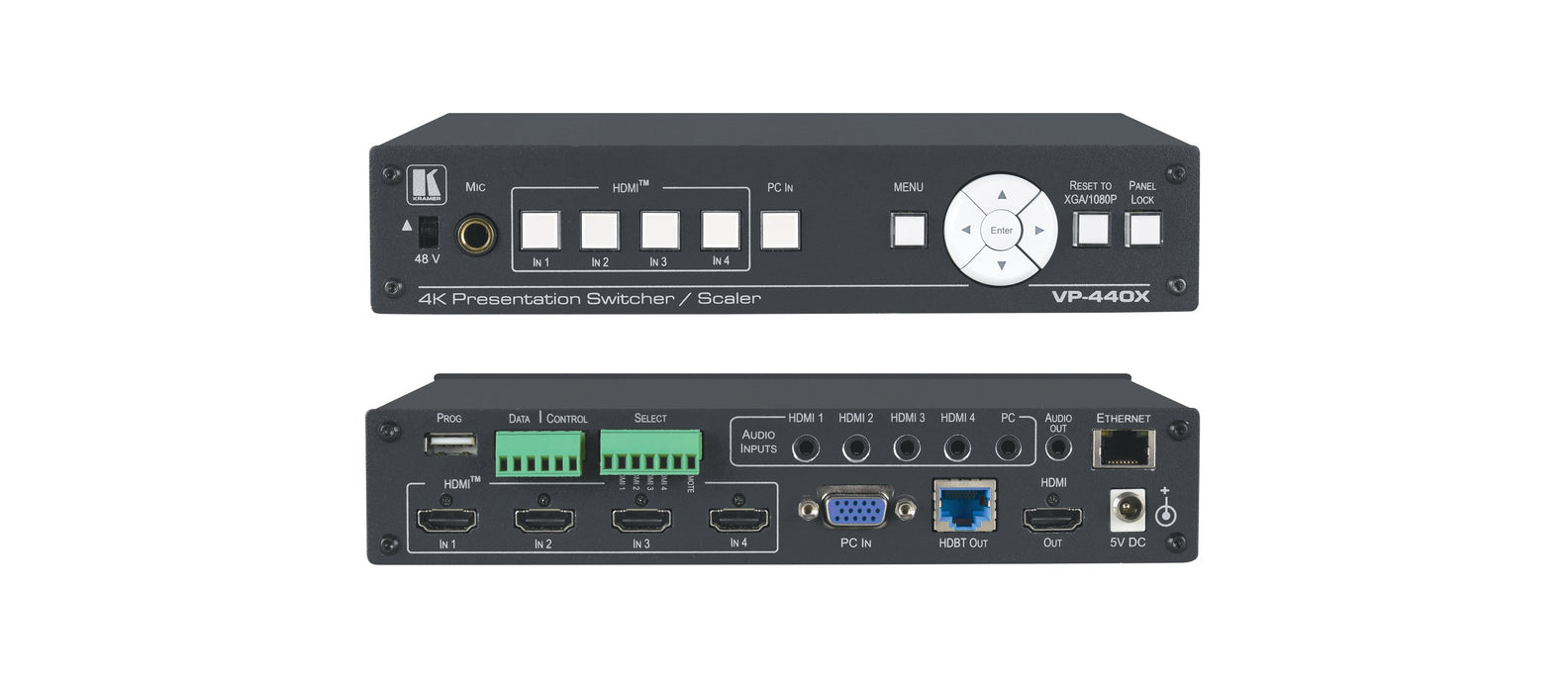 Switcher VP-440X presentación 4K