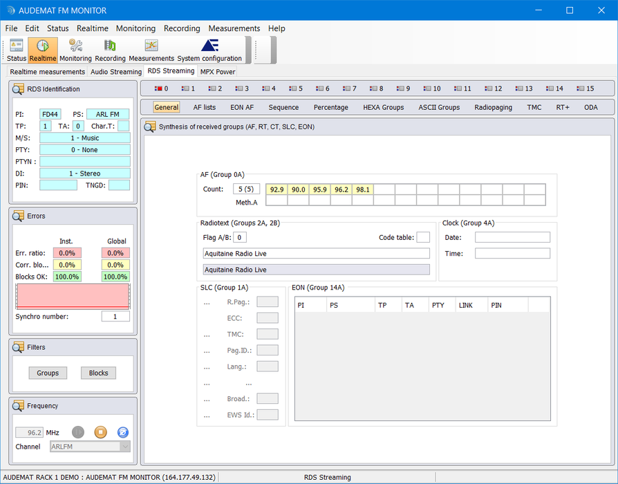 Audemat FM Monitor